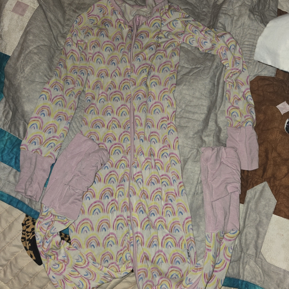 Little Sleepies Pastel Rainbow Kids Pajamas